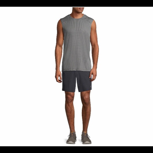 Big Men's Active Sleeveless Muscle T-Shirt - Picture 3 of 5